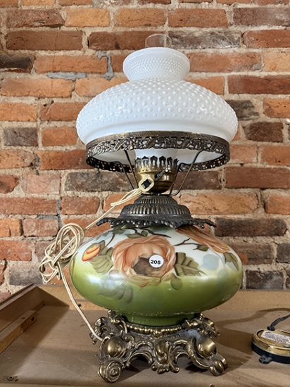 Electric Hurrican Style 23 in. Lamp