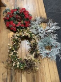 Lot of 4 Wreathes