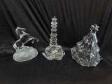 Lenox Crystal Lighthouse and other Crystal Pieces