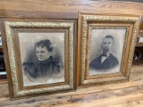 Pair of Vintage 27 in. X 31 in. Frames
