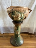 Roseville Magnolia Jardiniere and Pedestal