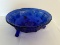 Collectible Colbalt Blue Glass, Butterfly Bowl