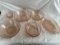 Adams Bowl & Cabbage Rose Pink Depression Glass
