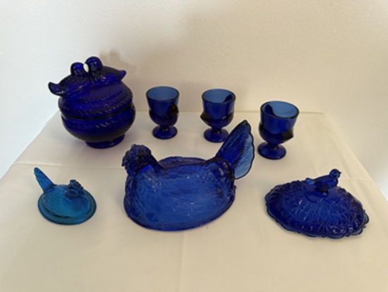 Collectible Colbalt Blue Glass