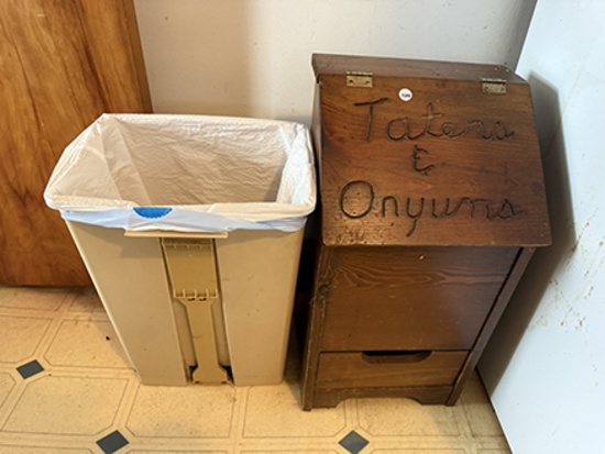 Tater Bin & Trash Can