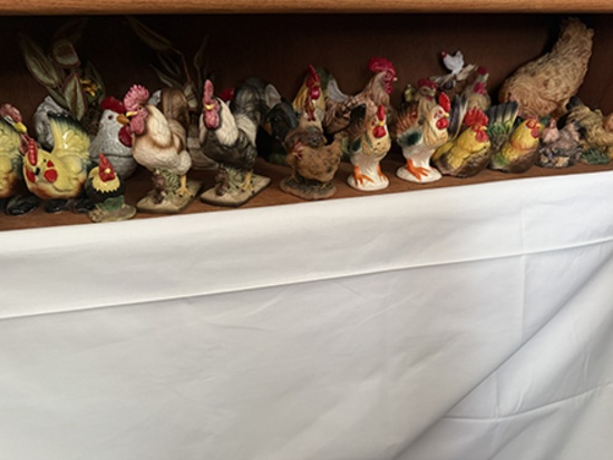Collectible Chicken Figurines