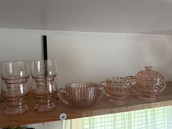 Pink Depression Glass