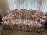 Flex Steel Floral Sofa