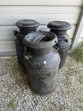 (3) Milk Cans
