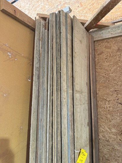 Lot of 15 plus 8 ft. fillers up to 2 ft. wide