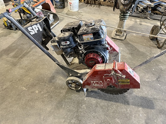SP1 Walk Behind Concrete Gas Saw, Runs