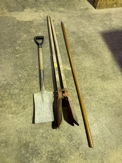 Post Jobbers, Handle, Flat Shovel