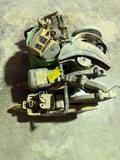 Salvage Cement Saw Parts