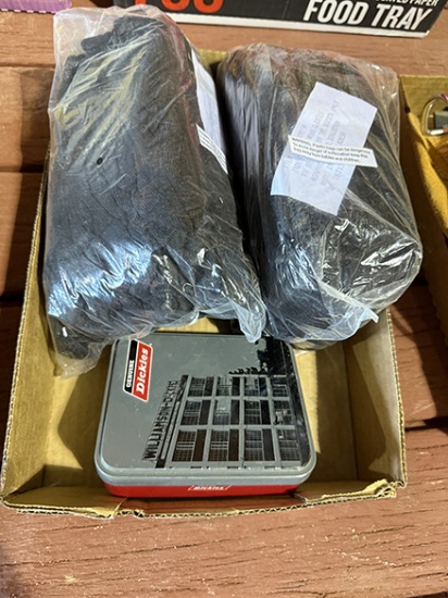 2 Dozen Work Gloves & Dickies Trifold Wallet