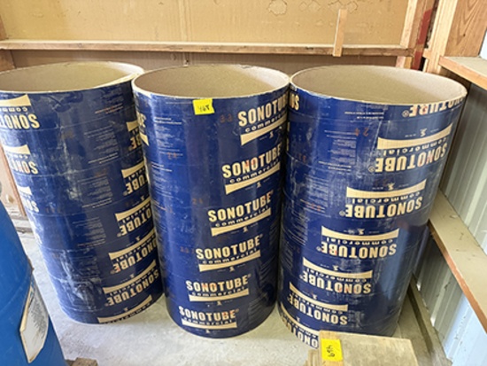 Lot of 3 24 in. X 46 in. Sonotube