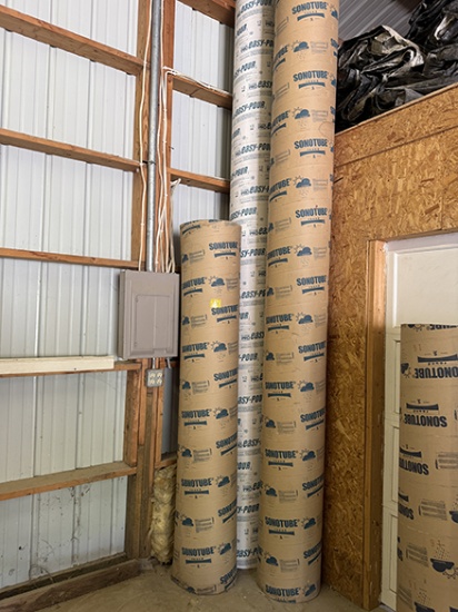 Lot of 3 (1) 12 ft. X 12 in. (1) 12 ft. X 14 in. (1) 6 ft. 10 in. X 14 in Sonotube
