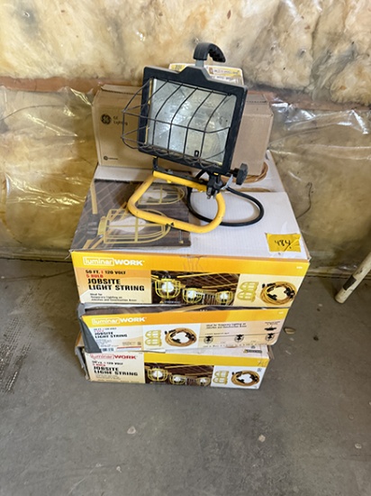 Jobsite Work Light Strings