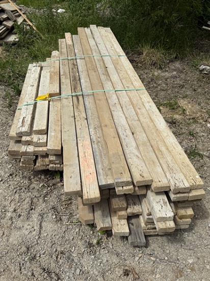 Pallet of Misc. Length 2 X 4s