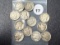 Lot of (12) 1920s Mercury Dimes, Book Break Out