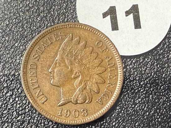 1908-S Indian Cent, Nice, UNC