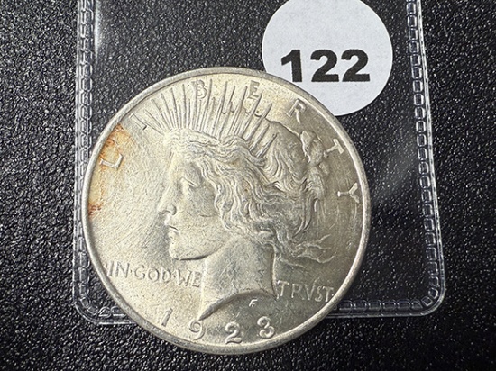 1923 Peace Dollar, AU