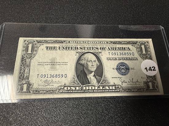 1935-C $1 Silver Certificate, UNC
