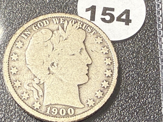 1900-O Barber Half