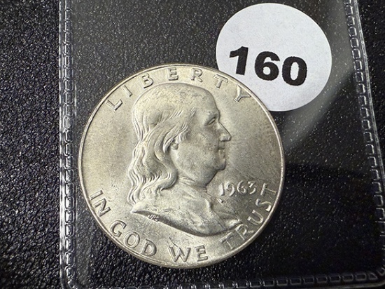 1963-D Franklin Half Dollar, UNC