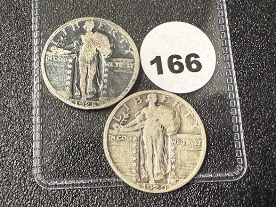 1928, 28-S Standing Liberty Quarters