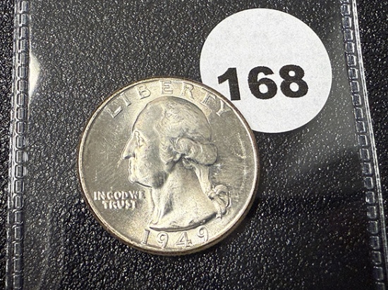 1949-D Washington Quarter, BU