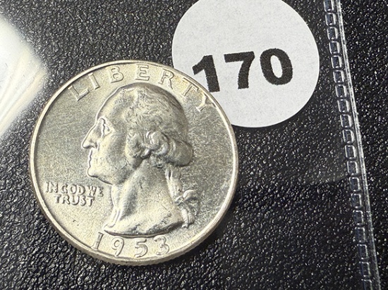 1953 Washington Quarter, BU