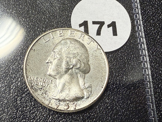 1957 Washington Quarter, UNC