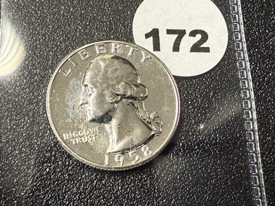 1958 Washington Quarter, Proof