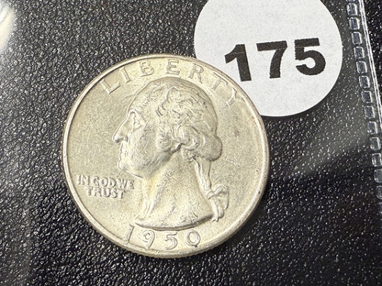 1950-D Washington Quarter, UNC