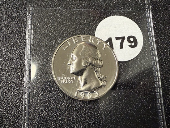 1963 Washington Quarter, Proof