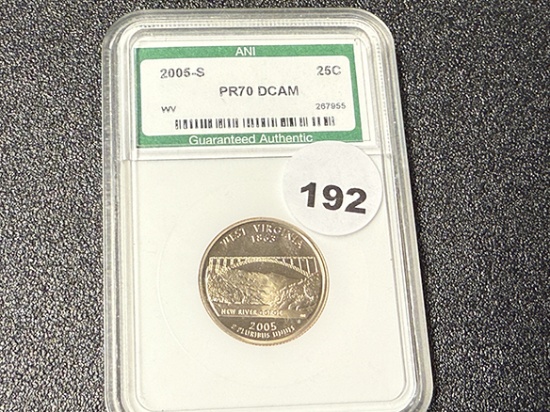 2005-S West Virgina Quarter PR70 DCAM