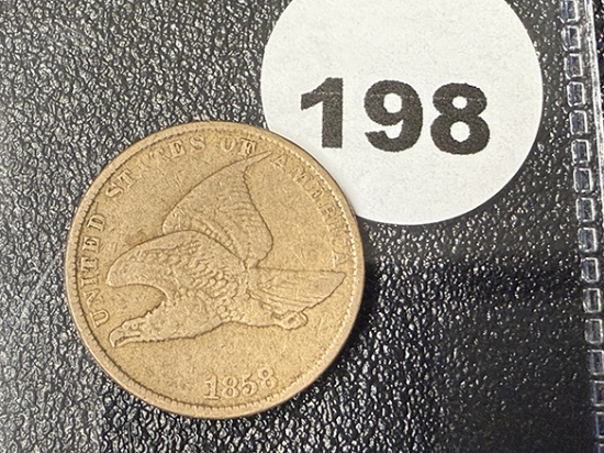 1858 SL Flying Eagle Cent