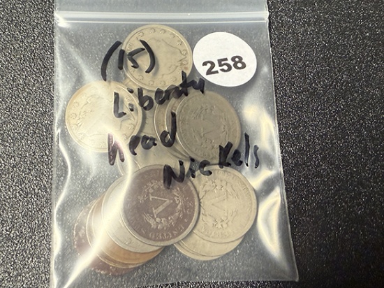 (15) Liberty Head Nikels