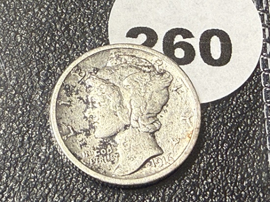 1916-S Mercury Dime