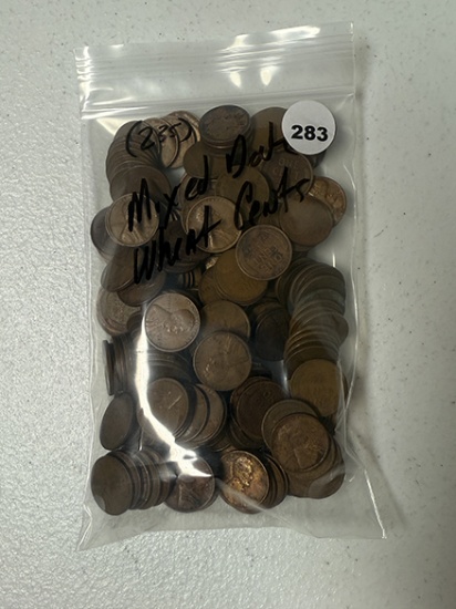 (235) Mixed Date Wheat Cents