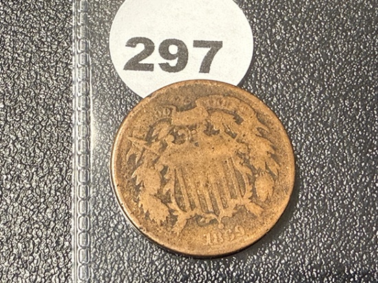 1869 2 Cent Pieces