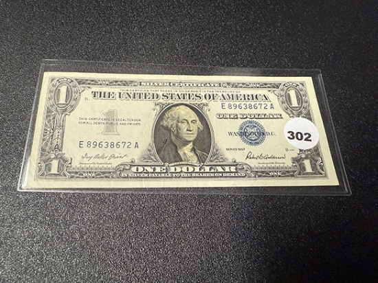 1957 Series $1 Silver Certificate, UNC