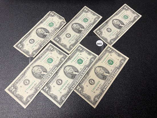 (3) 1976 Series, 1995 Series $2 Notes
