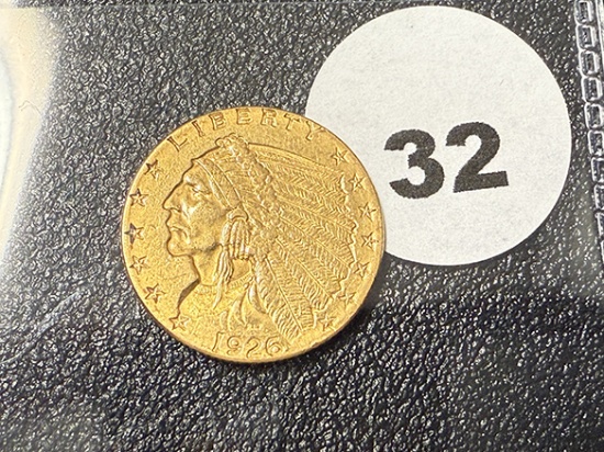 1926 $2 1/2 Gold Indian