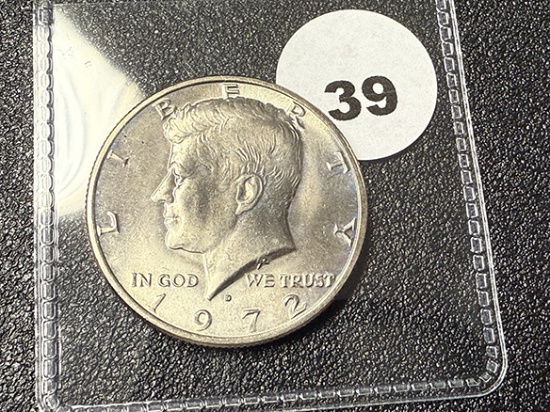 1972-D Kennedy Half Dollar, UNC