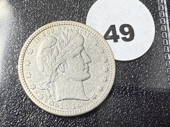 1916 Barber Quarter