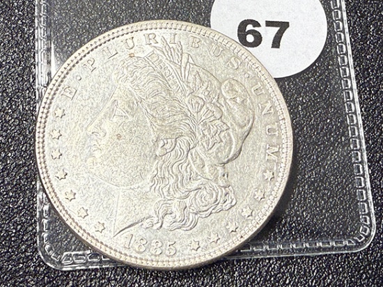 1885 Morgan Dollar, AU