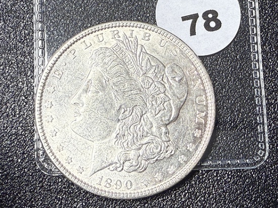 1890 Morgan Dollar, AU