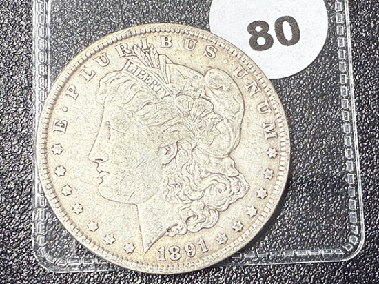 1891 Morgan Dollar