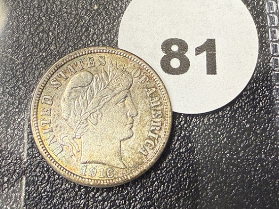 1916 Barber Dime